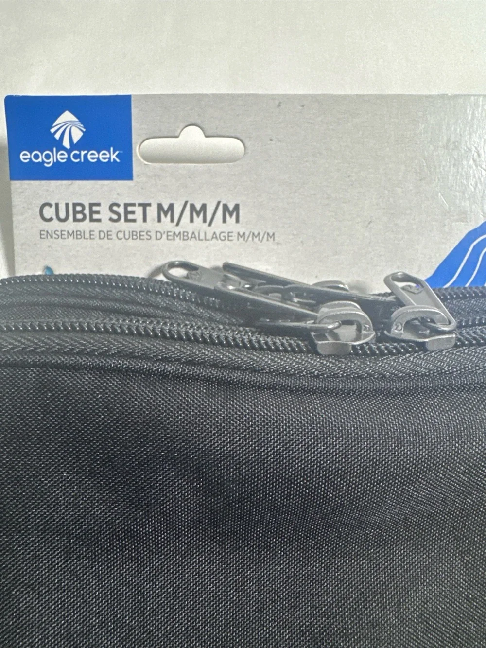 Eagle Creek Black Packing Cube Set - 3pc size M/M/M